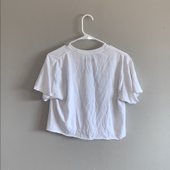 Sesame Street White Cropped Tee- Small - Picture 2 of 3